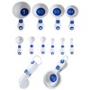 Set of 10 Piece Measuring Spoons and Measuring Cups (White