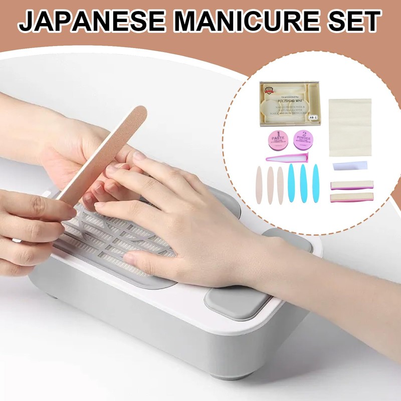 Nail Buffer Kit - Manicure Strengthener - Fingernail Polisher Buffer