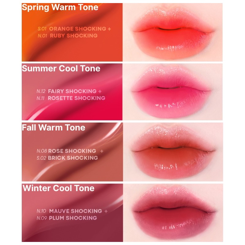 TONYMOLY Perfect Lips Shocking Lip Tint 4g, Color:N01 Ruby Shocking