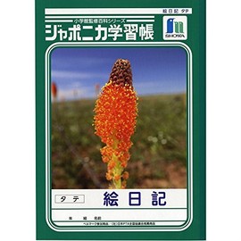Showa Notebook, Japonica Study Book, Picture Diary, Vertical, 10 Lines, JL-46, Set of 3