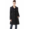 BGSD Women Heather Wool Blend Walking Coat (Also available in