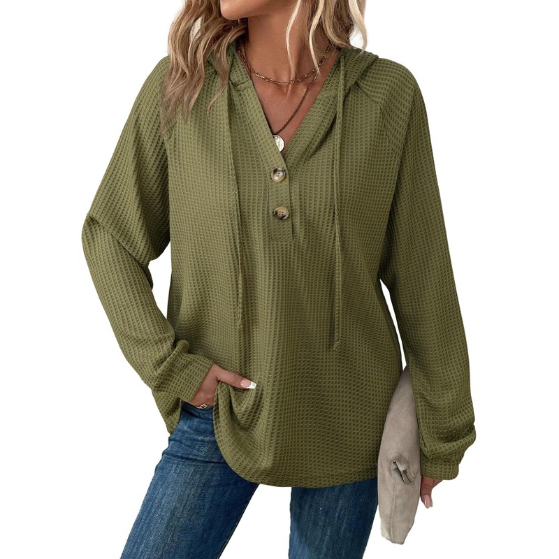 Bodhi talk Women's Oversized Hoodie Comfortable and Lightweight Pullover with