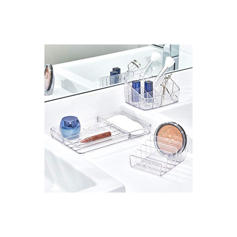 InterDesign Rain Cosmetic Palette Organizer for Vanity Cabinet to Hold