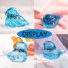 HDCRYSTALGIFTS Handmade Bird Figurines Blown Glass Art Blue Birds Animal