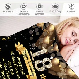 40th Birthday Gifts Blanket for Women Manner, Cuddly Blanket Fluffy Heat Blanket 40th Birthday Women Gift, 40th Birthday Woman Gifts for 40th Birthday Woman Warm Blanket Sofa