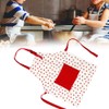 Cotton Pinafore, Cooking Apron Strawberry Pattern Breathable Reasonable Size with