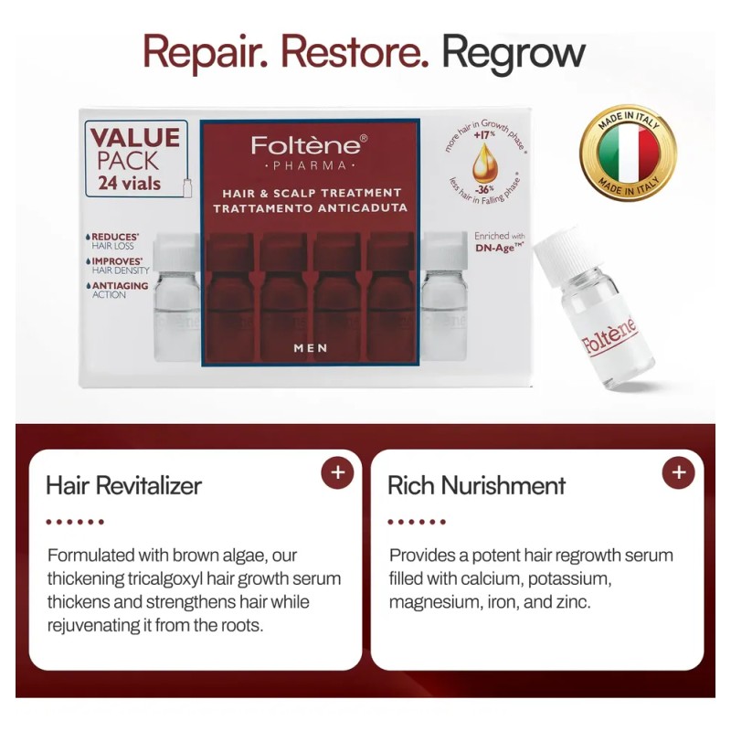 Serum Para El Crecimiento Del Cabello Foltene Tratamiento Pa