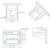 HISports Installation Control Panel ‎EEE0151185,11060,4815,4 Pieces 50 A Mounting Bracket