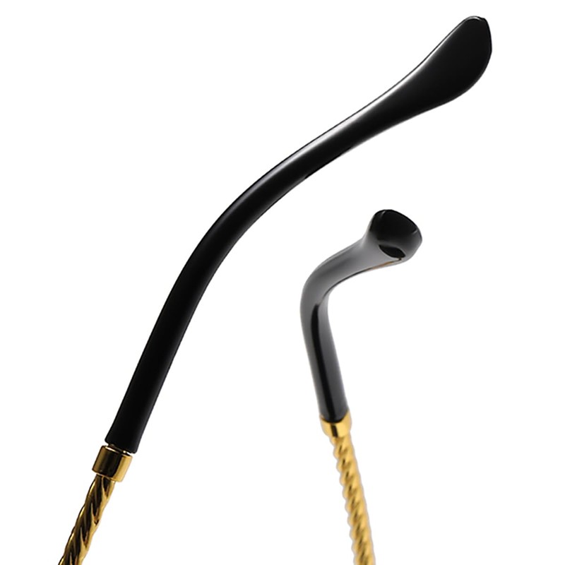 LIGOES Rimless Rectangle Sunglasses UV400 Metal Leg Sunglasses Frameless Sea