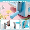 Manual Die Cutting Machine for Card Making, 6in Openning(Blue)