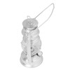 Oil Lamp Retro Appearance Iron Art Silver Kerosene Lamp with