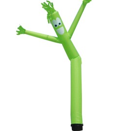 Inflatable Hose Man Sky Puppet Dancer - Funny Wacky Waving Inflatable Hose Type for Festival Advertising, Blower Not Included (Green, 6m)