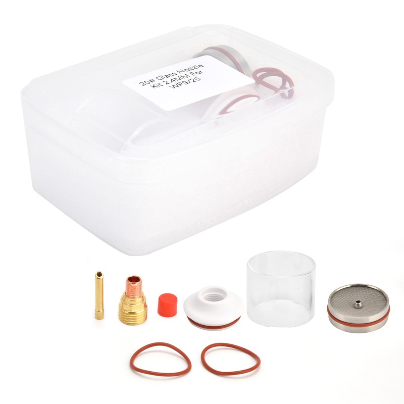 Tig Torch Glass Cup Collet Brass Replacement Welding Equipment Accessories