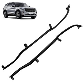 Door Weather Strip Seals LH RH 2 Pcs- Compatible with 2011-2019 Ford Explorer Right Passenger and Driver Left Rear Door Front Weather Strip- Replaces# BB5Z7825324B, BB5Z7825325B