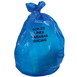 Healthcare Liners by Heritage Bag, when Safety and Perfomance matter. 30"x43", Blue, 1Mil, 8/25, Healthcare Printed