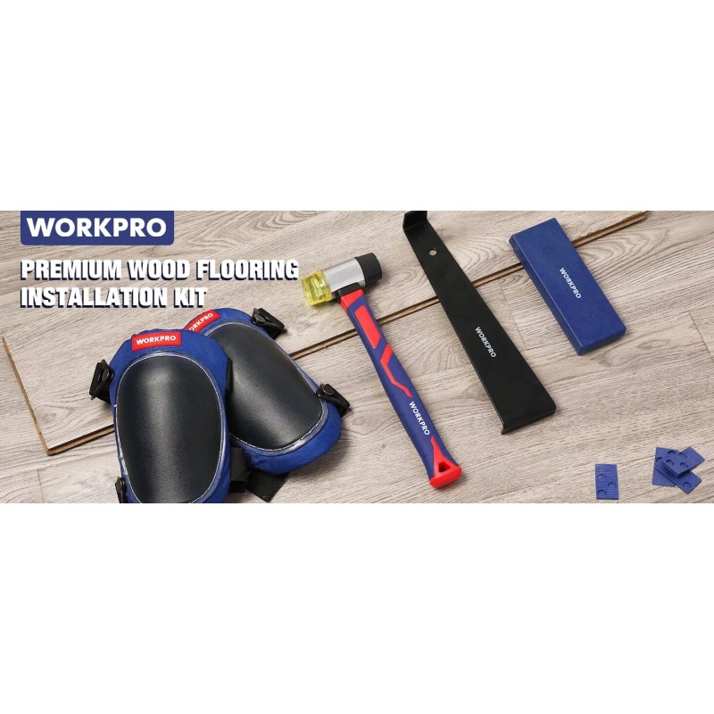 WORKPRO Laminate Flooring Installation Kit- Mallet with Fiberglass Handle NEW
