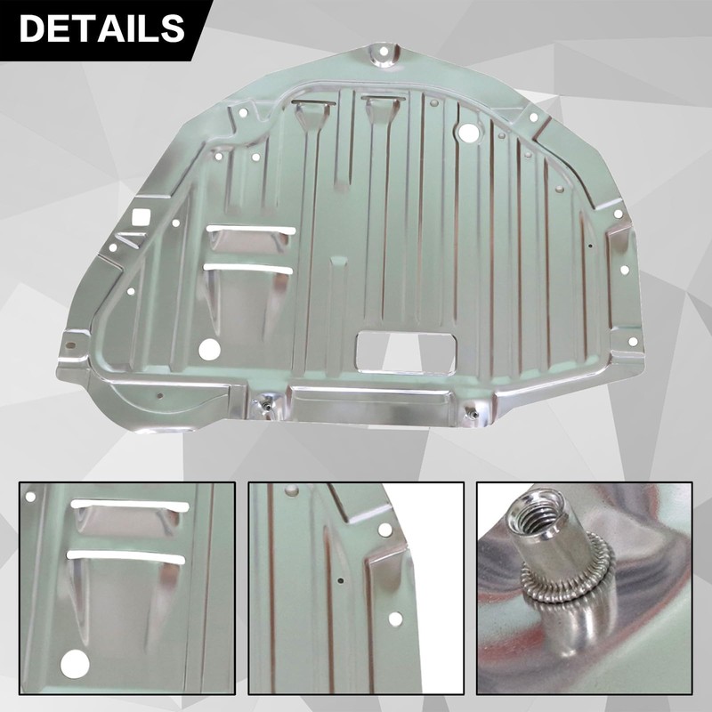 SecosAutoparts Lower Engine Splash Guard, Fit for Honda CR-V EX/EX-L