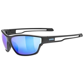 uvex Unisex Sportstyle 806 Sunglasses, Matte Black, One Size, black matte, Unit size