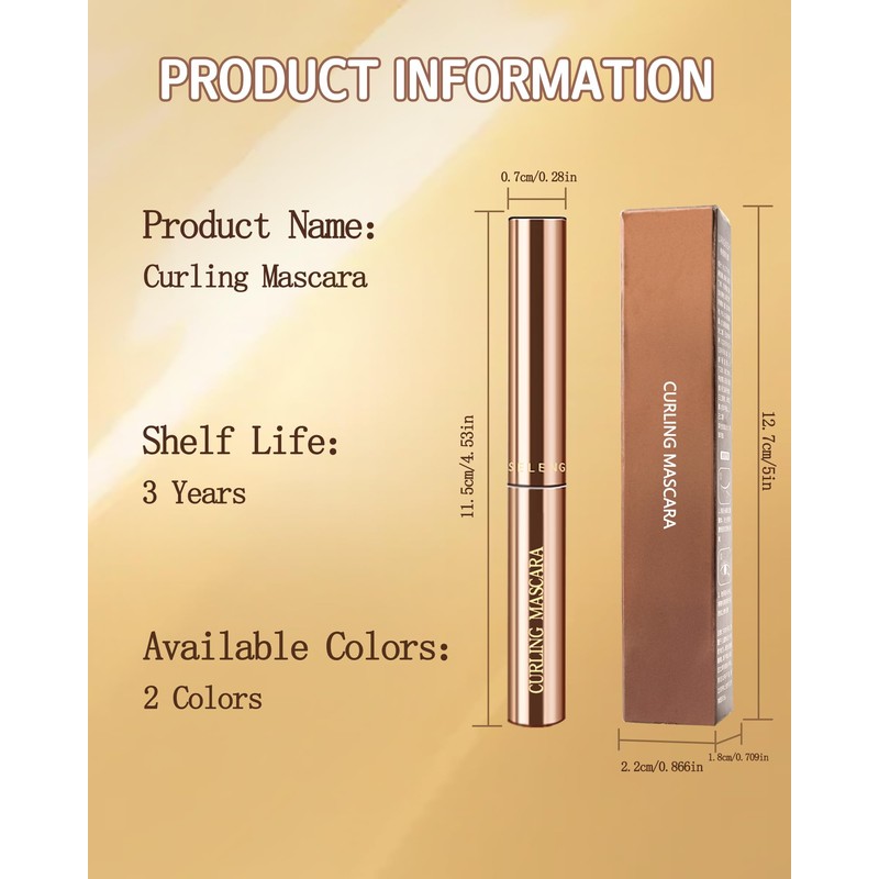 Slim Brush Mascara for Mature Older Women 60 Plus Set,