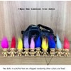 20pcs Luminous Mini Troll Dolls Glow in The Dark Vintage