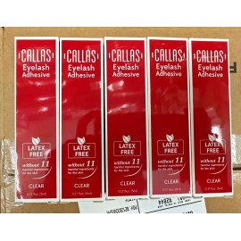 Callas 5 PK Callas EYE LIQUID GLUE Double Eyelid Eyelash Clear Adhesives