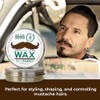 Billy Jealousy Bulletproof Mustache Wax, 2 Oz