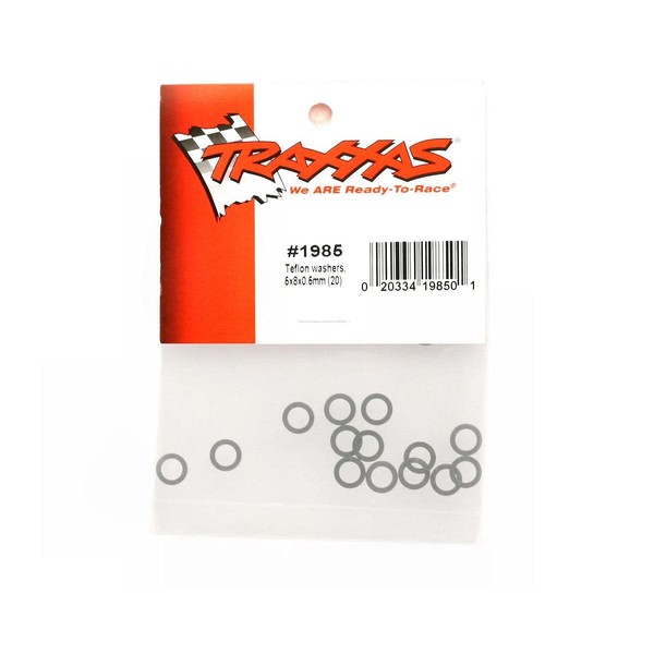 Traxxas 1985 PTFE-coated washers, 5x8x0.5mm (Set of 20)