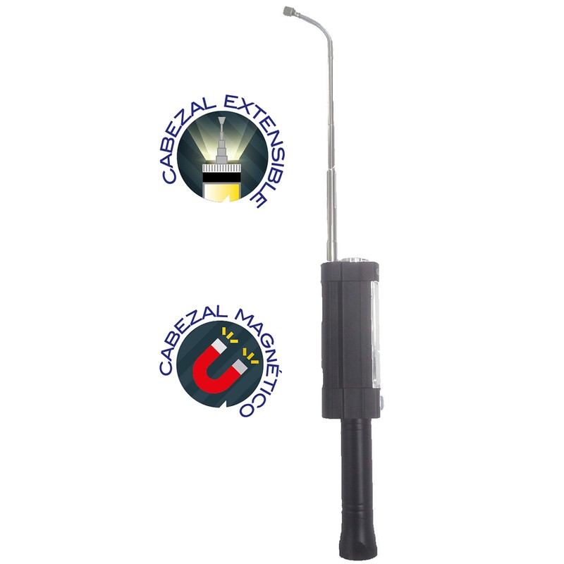 Garza Aluminium LED Torch with Magnetic Tip Extendable and Flexible