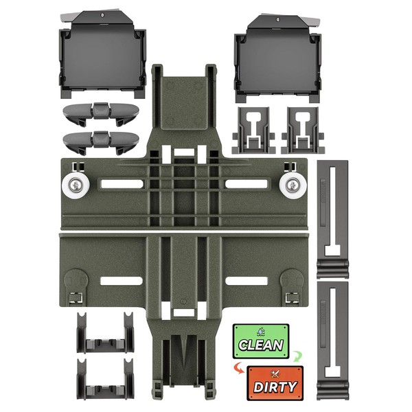 [13 Pack] UPGRADED W10350376 Dishwasher Top Rack Parts & W10320664/5