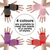 JUNART 2 Pairs of Short Fishnet Gloves,4 Colours Stretchy Fingerless