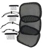 BLICAP 3Pcs/Lot Drawstring Ponytail Weaving Net For Making Hair Buns