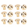 200 Sets Book Binding Screw Uniform Coating Curved Surfaces Brass