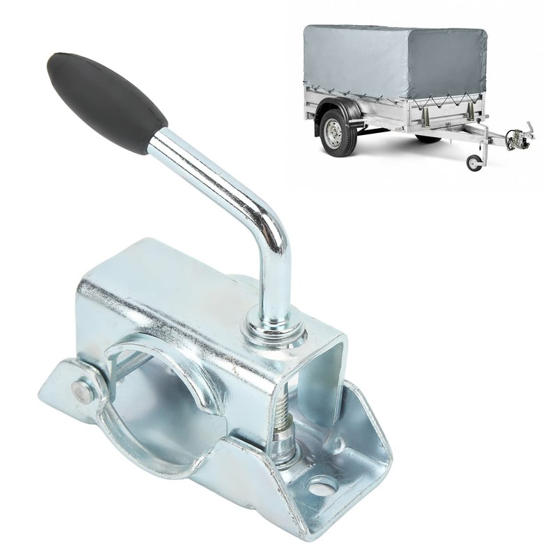 KIMISS Jack Clamp Trailer Pipe Clamp Trailer Jack Wheel Clamp