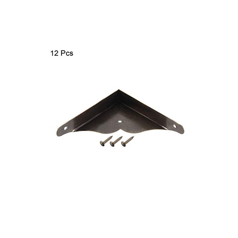 sourcing map Desk Corner Protector Table Edge Protector Cover Metal