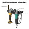 UNITEDPOWER Angle Grinder Holder - 4 Bay Angle Grinder Rack/Stand
