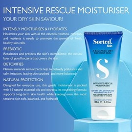 Crema hidratante de rescate intensivo para piel seleccionada, perfecta para pieles secas, deshidratadas y sensibles, crema hidratante corporal hipoale