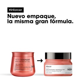 Mascarilla Fortificante y Anti-Quiebre para Cabello Fragil y Delgado con B6 y Biotina |250ml| Inforcer de L'Oréal Professionnel