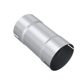 4 Inch Exhaust Pipe, 4'' Aluminized Steel Straight DIY Custom Mandrel Exhaust Pipe, 8 Inch Length, 4'' OD Mandrel Straight Pipe