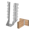 (30-Pack) Calvana 2x8 Brackets for Wood, Joist Hangers, Rafter Brackets,