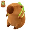 CWENDANER Capybara Plush Toy, Cute Capybara Cuddly Toy, Capybara Wearing