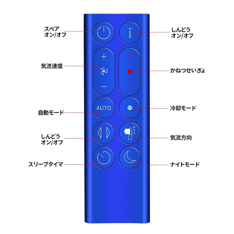 AVTVA HP04 HP07 Replacement Remote Control for Dyson Hot +