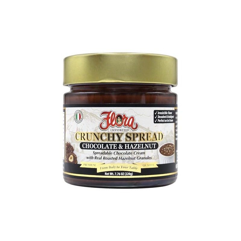 Flora Fine Foods Chocolate & Hazelnut Crunchy Spread | Imported