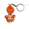 No/Sheep Genuine Leather Zodiac Keychain Bankakraft Leather Story (Made in Japan)
