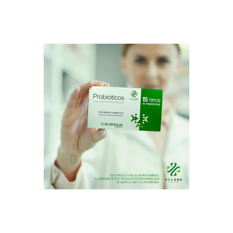 BC Labs, Probióticos, 75 billones , 15 tipos diferentes de