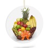 Fall Fruit Basket Ornament Round Christmas Tree Hanging Decoration Housewarming