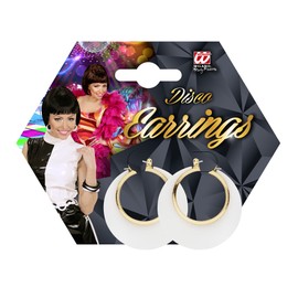 W WIDMANN MILANO Party Fashion - Disco Ohrringe, Schmuck, 70er Jahre, Disco Fever, Karneval, Mottoparty
