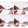PLOPLO Retro Round Clip On Nose glasses Matrix Morpheus Movie