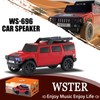 WSTER WS-696 Solar Off-Road SUV Bluetooth Speaker (Red)