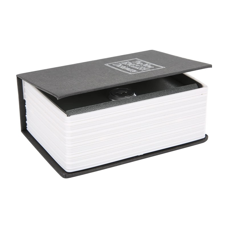 Book Safe Dictionary Secret Safe Can with Combination Lock Metal