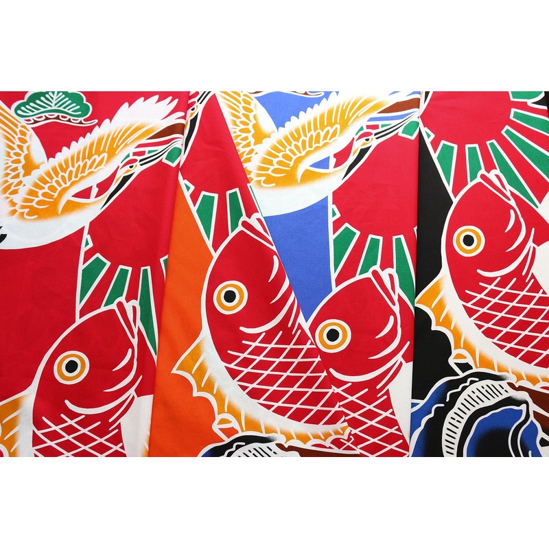 Cosmo Textile AP85801-3 Great Catch Flag Printed Fabric, 36.2 x